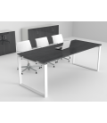 Mesa de reuniones Ofimeet Modern DL con efecto brillo para oficina