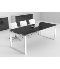 Mesa de reuniones Ofimeet Modern DL con efecto brillo para oficina