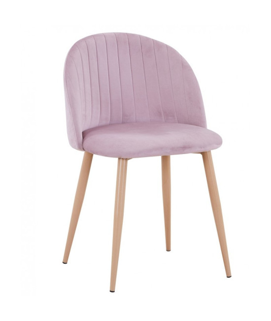 【Silla de metal tapizada en terciopelo VELVET 】Compra Mejor Precio