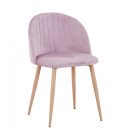 【Silla de metal tapizada en terciopelo VELVET 】Compra Mejor Precio