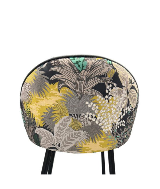 Taburete tapizado en velvet, PALM