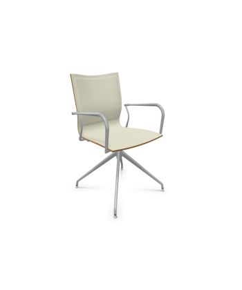 Cadeira giratória ÍKARA CINZA ALUMÍNIO. Melhor qualidade e preço 2