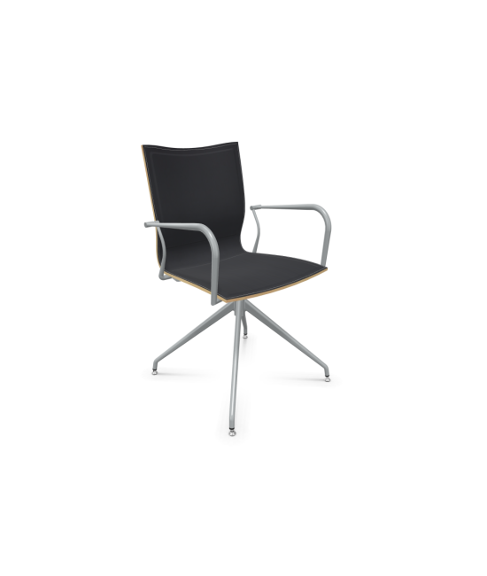 Silla giratoria ÍKARA GRIS ALUMINIO, Mejor calidad y precio