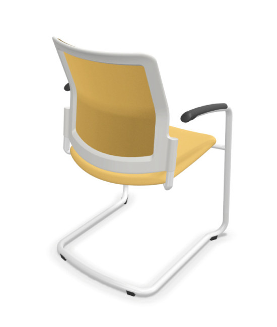 Silla, base patín blanca, URBAN PLUS 50. Mejor calidad y precio