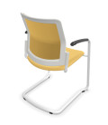 Silla, base patín blanca, URBAN PLUS 50. Mejor calidad y precio