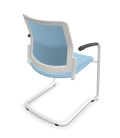 Silla, base patín blanca, URBAN PLUS 50. Mejor calidad y precio