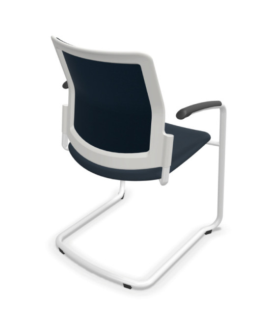 Silla, base patín blanca, URBAN PLUS 50. Mejor calidad y precio