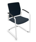 Silla, base patín blanca, URBAN PLUS 50. Mejor calidad y precio