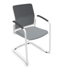 Silla, base patín blanca, URBAN PLUS 50. Mejor calidad y precio