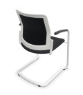 Silla, base patín blanca, URBAN PLUS 50. Mejor calidad y precio