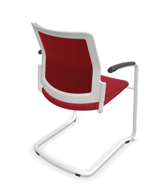 Silla, base patín blanca, URBAN PLUS 50. Mejor calidad y precio