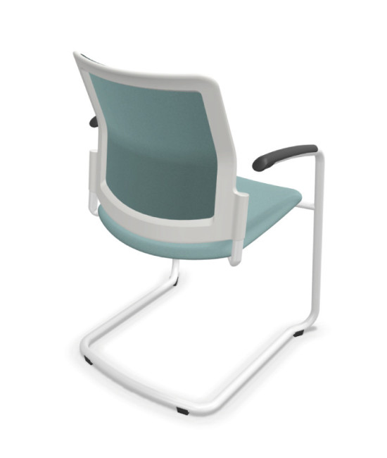Silla, base patín blanca, URBAN PLUS 50. Mejor calidad y precio