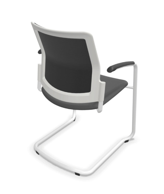 Silla, base patín blanca, URBAN PLUS 50. Mejor calidad y precio