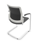Silla, base patín blanca, URBAN PLUS 50. Mejor calidad y precio
