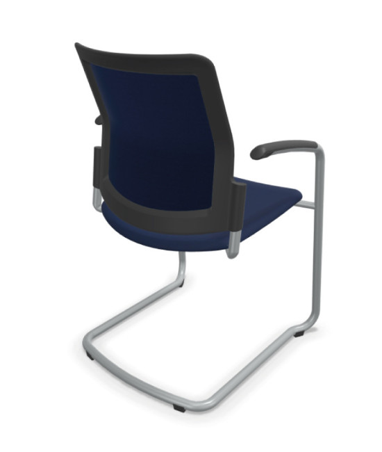 Silla, base patín gris aluminio, URBAN PLUS 50. Mejor calidad y precio