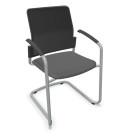 Silla, base patín gris aluminio, URBAN PLUS 50. Mejor calidad y precio