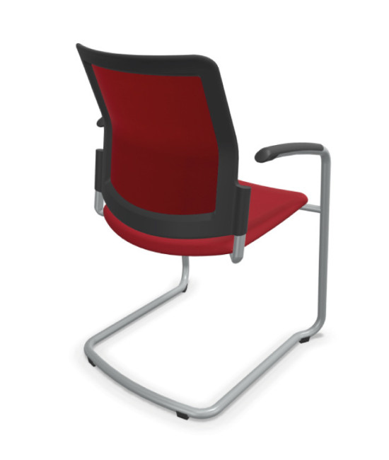 Silla, base patín gris aluminio, URBAN PLUS 50. Mejor calidad y precio