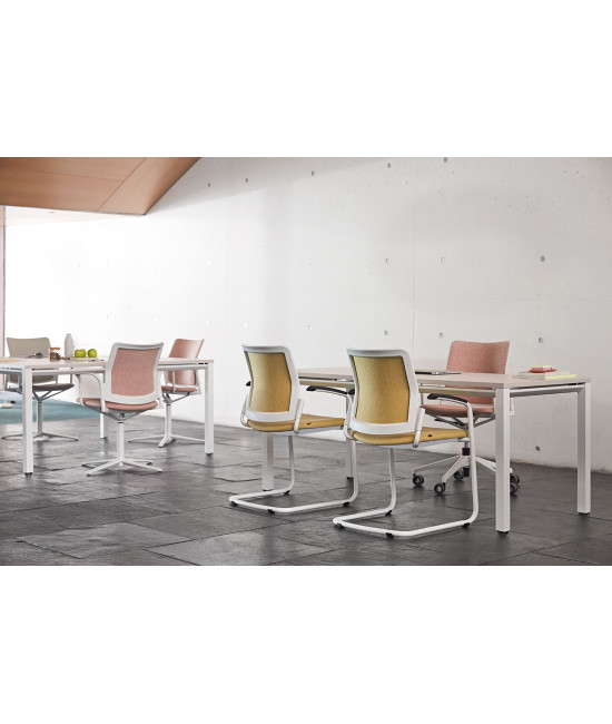 Silla, base patín negra, URBAN PLUS 50. Mejor calidad y precio