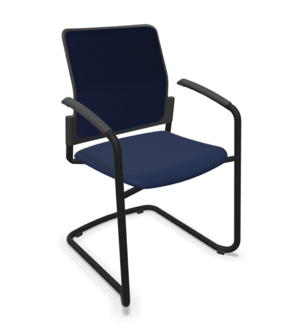 Silla, base patín negra, URBAN PLUS 50. Mejor calidad y precio