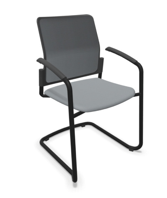 Silla, base patín negra, URBAN PLUS 50. Mejor calidad y precio