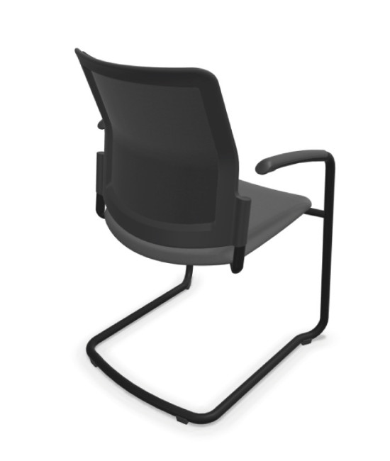 Silla, base patín negra, URBAN PLUS 50. Mejor calidad y precio