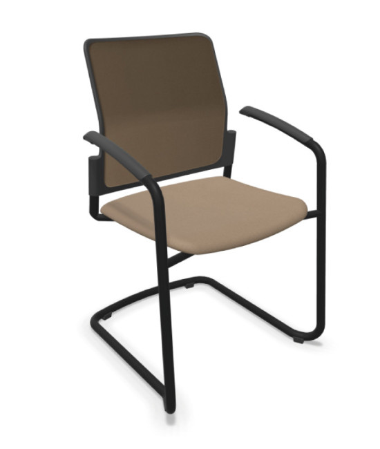 Silla, base patín negra, URBAN PLUS 50. Mejor calidad y precio