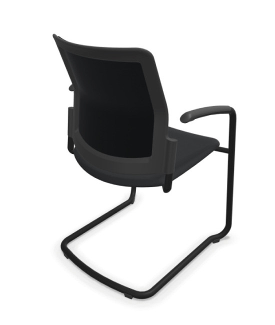 Silla, base patín negra, URBAN PLUS 50. Mejor calidad y precio