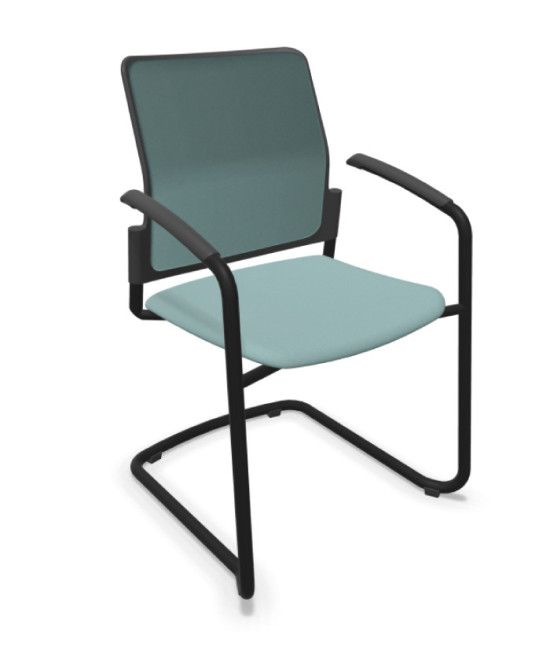 Silla, base patín negra, URBAN PLUS 50. Mejor calidad y precio