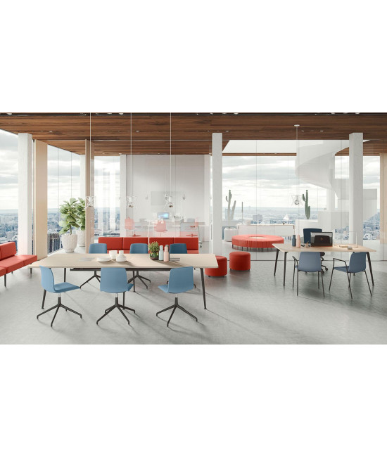 Silla de oficina tapizada, NOOM 50 NEGRO. Mejor calidad