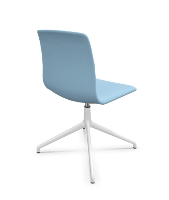 Silla de oficina tapizada, NOOM 50 BLANCA. Mejor calidad