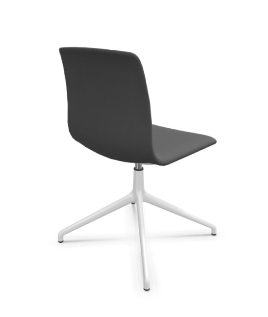 Silla de oficina tapizada, NOOM 50 BLANCA. Mejor calidad
