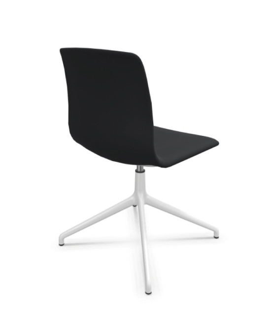 Silla de oficina tapizada, NOOM 50 BLANCA. Mejor calidad
