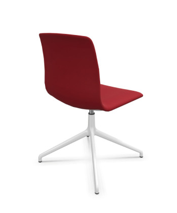 Silla de oficina tapizada, NOOM 50 BLANCA. Mejor calidad 2
