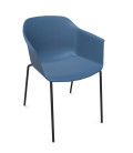 Silla de polipropileno, NOOM 60 NEGRO. Mejor calidad y precio.