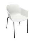 Silla de polipropileno, NOOM 60 NEGRO. Mejor calidad y precio.