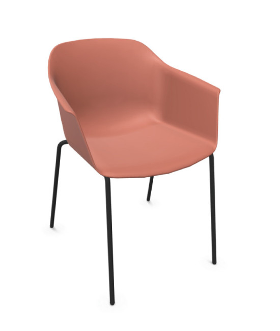 Silla de polipropileno, NOOM 60 NEGRO. Mejor calidad y precio.