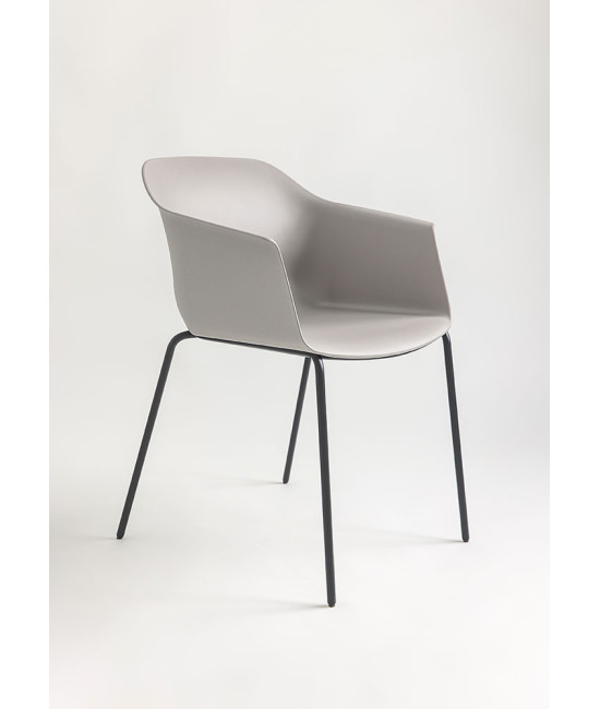 Silla de polipropileno, NOOM 60 NEGRO. Mejor calidad y precio.