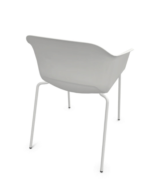 Silla de polipropileno, NOOM 60 BLANCO. Mejor calidad y precio.