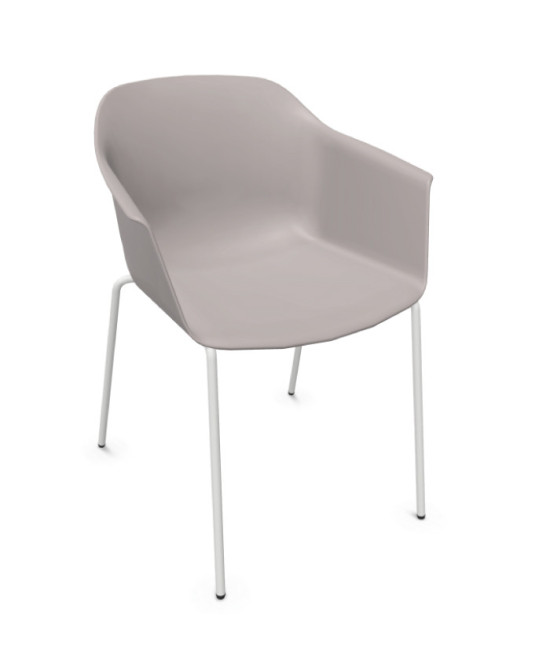 Silla de polipropileno, NOOM 60 BLANCO. Mejor calidad y precio.