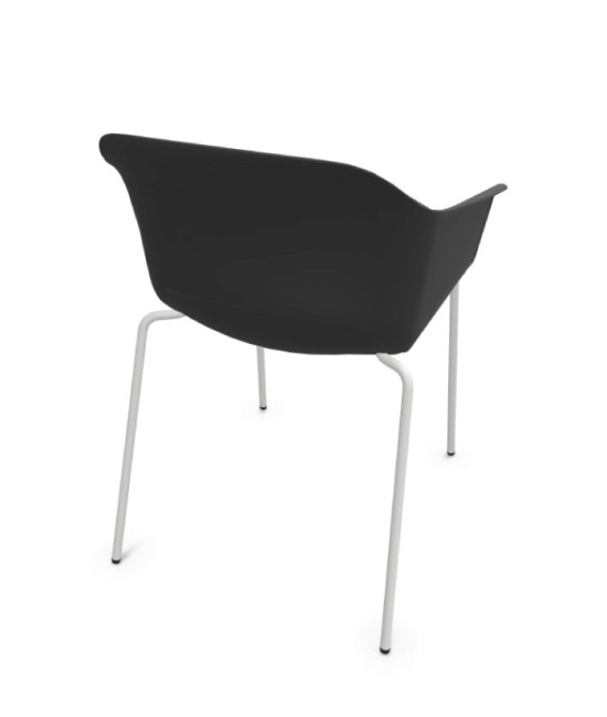 Silla de polipropileno, NOOM 60 BLANCO. Mejor calidad y precio.