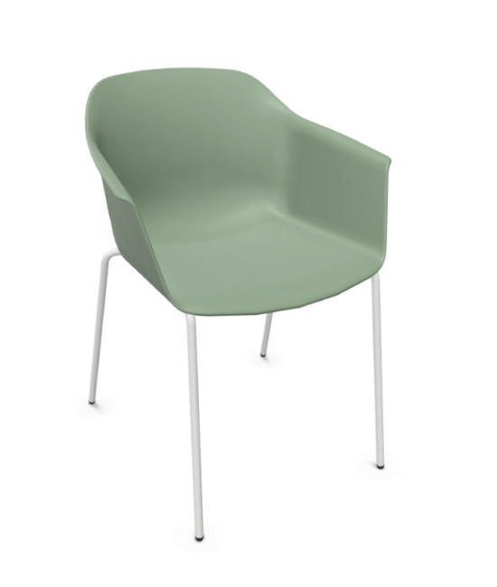 Silla de polipropileno, NOOM 60 BLANCO. Mejor calidad y precio.