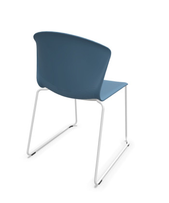 Silla de base patín WHASS BP BLANCO