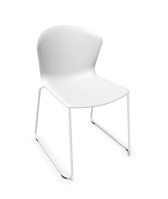 Silla de base patín WHASS BP BLANCO. Mejor calidad y precio