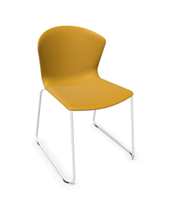 Silla de base patín WHASS BP BLANCO. Mejor calidad y precio