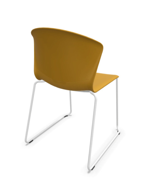 Silla de base patín WHASS BP BLANCO. Mejor calidad y precio