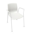 Silla de polipropileno, 4 patas,  NOOM 50 BLANCO. Mejor calidad