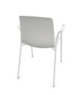 Silla de polipropileno, 4 patas,  NOOM 50 BLANCO. Mejor calidad