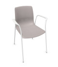 Silla de polipropileno, 4 patas,  NOOM 50 BLANCO. Mejor calidad