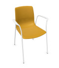 Silla de polipropileno, 4 patas,  NOOM 50 BLANCO. Mejor calidad
