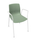 Silla de polipropileno, 4 patas,  NOOM 50 BLANCO. Mejor calidad